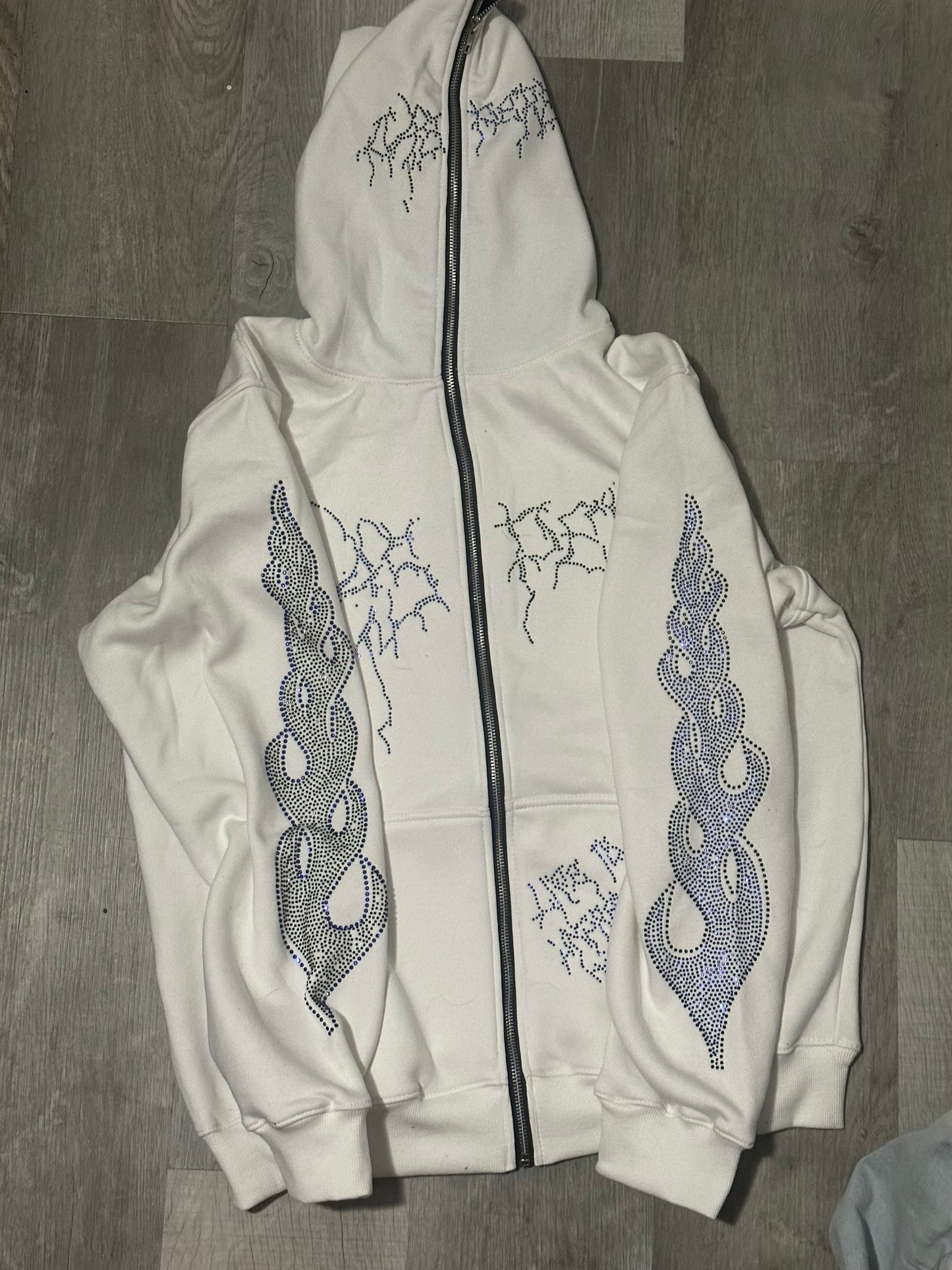 Caspers Full zip up (WHITE)